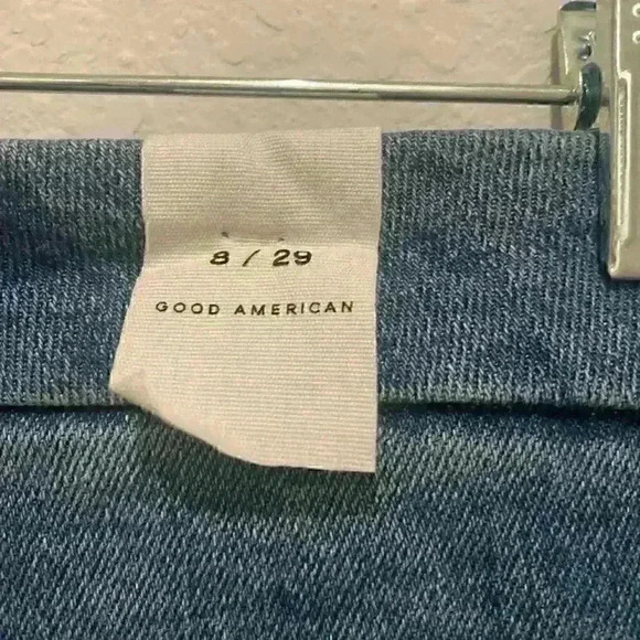 NWT GOOD AMERICAN good waist jeans in indigo144 MSRP $150 Sz 8/29 - Picture 5 of 8